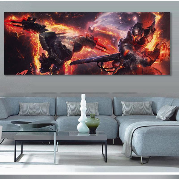 Yasuo vs Zed - WallArtKenya- Art Kenya