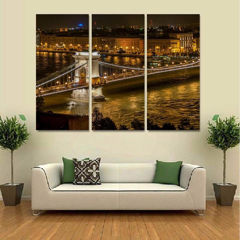 Budapest Bridge - Kenyan Art