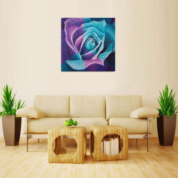 Cyan Blossom - WallArtKenya- Art Kenya