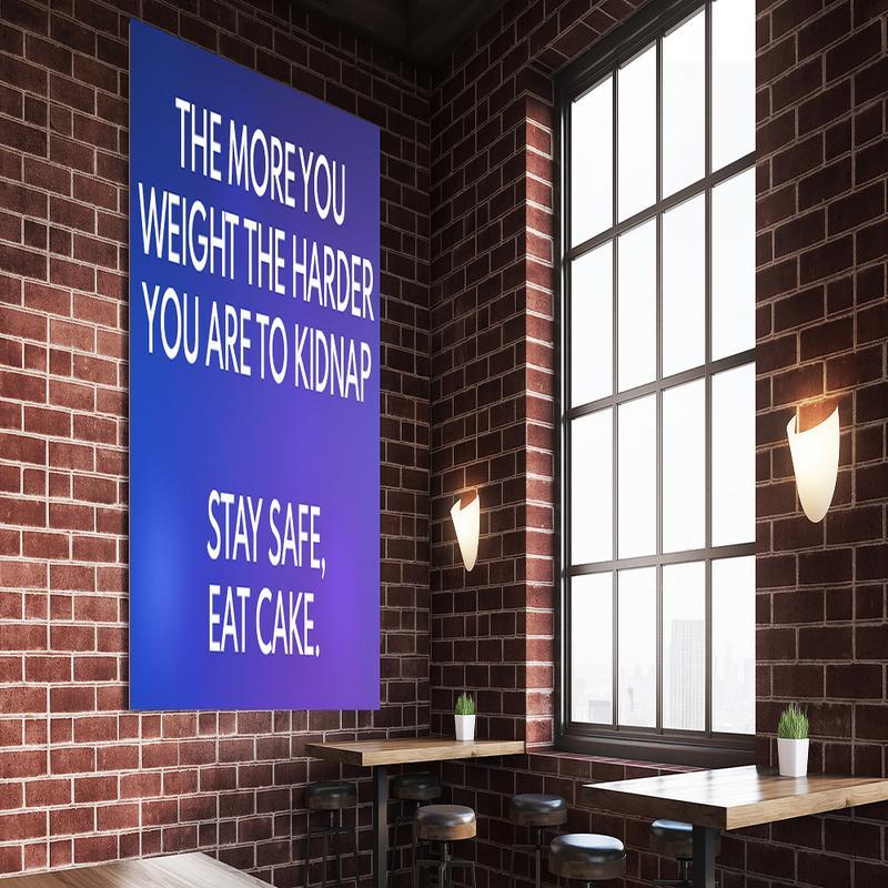 Funny-Eat-Cake - WallArtKenya- Art Kenya