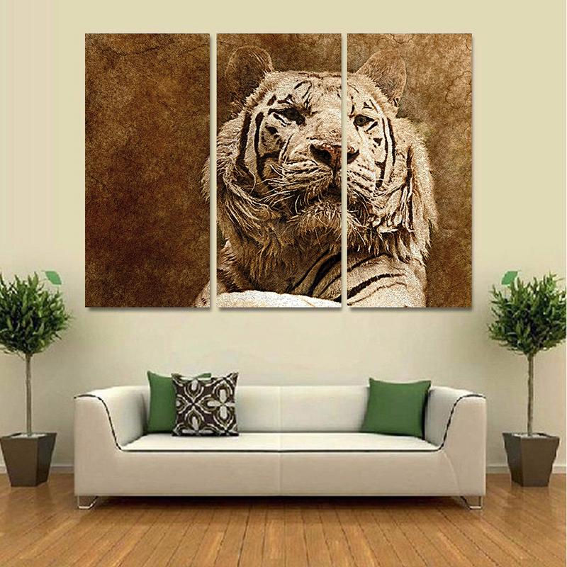 Snow Tiger - Kenyan Art