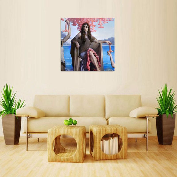 The Flower Queen - WallArtKenya- Art Kenya