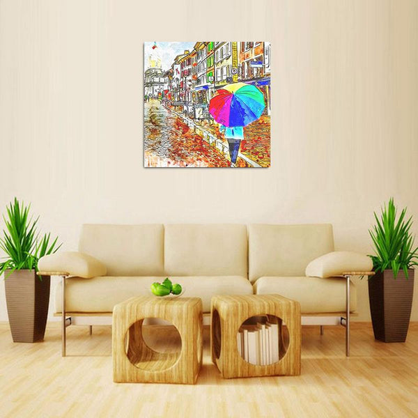 Wet Street - Kenyan Art