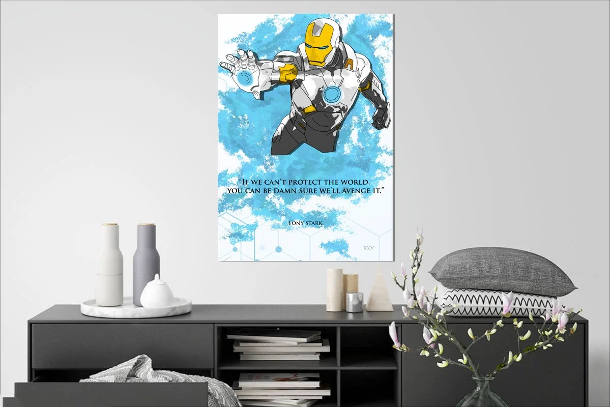 Digital Artist: Iron Man Blue
