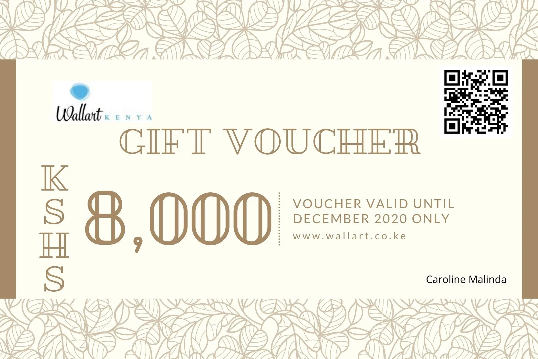 Gift Vouchers- Kshs 8,000