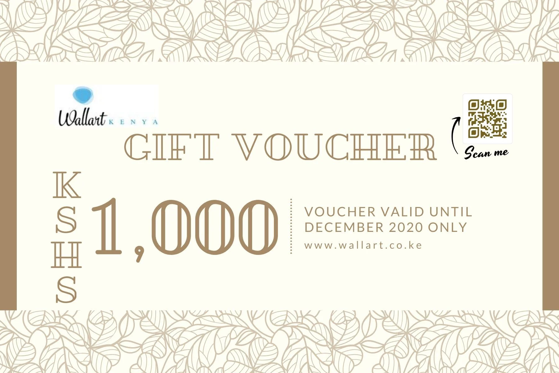 Gift Vouchers- Kshs 1,000