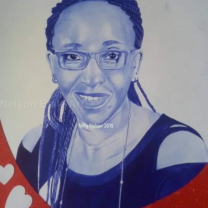 Ballpen Portrait: Amused